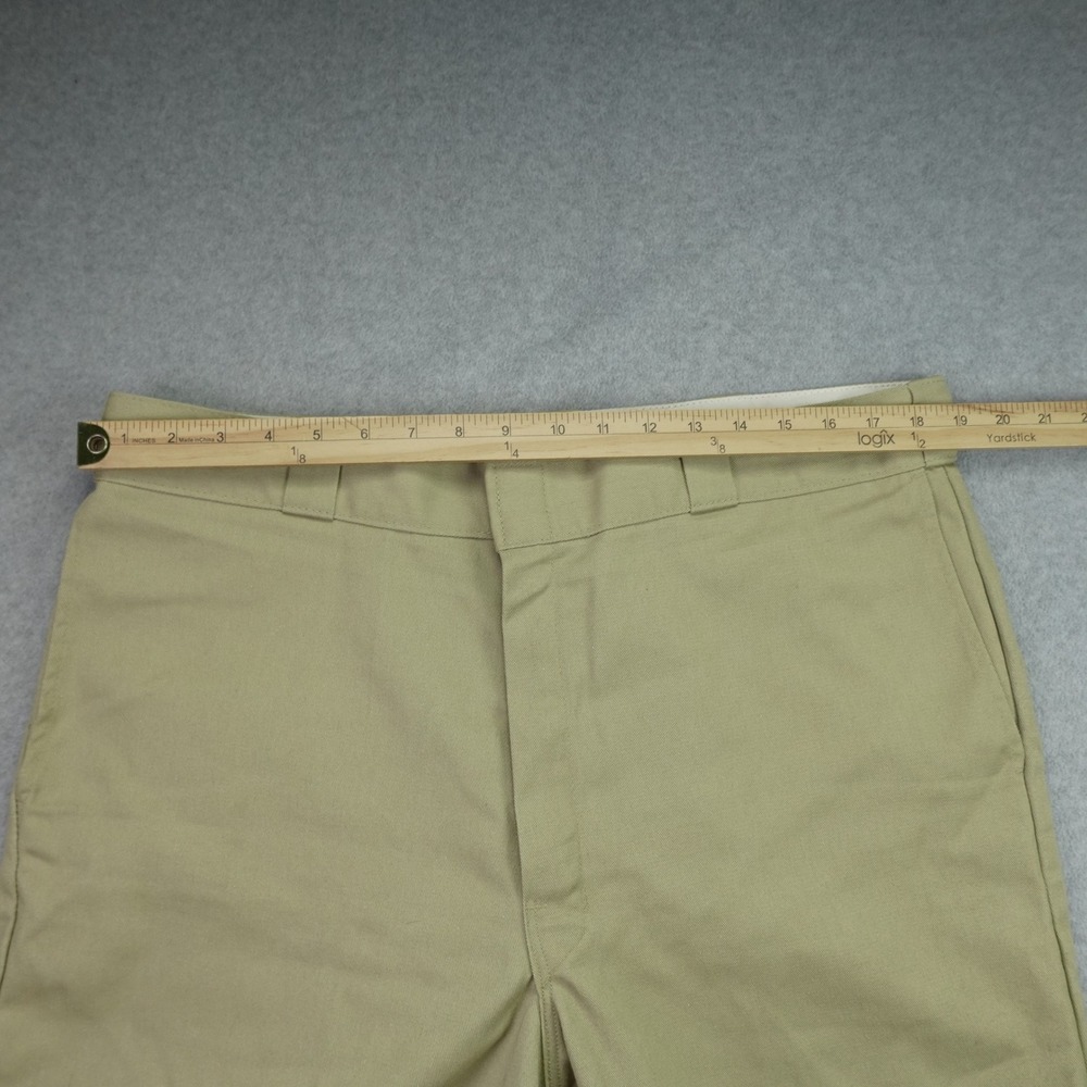 Dickies Pants Mens 38x33 Khaki‎ Original Fit 874 Straight Leg Workwear Chino - Picture 6 of 12